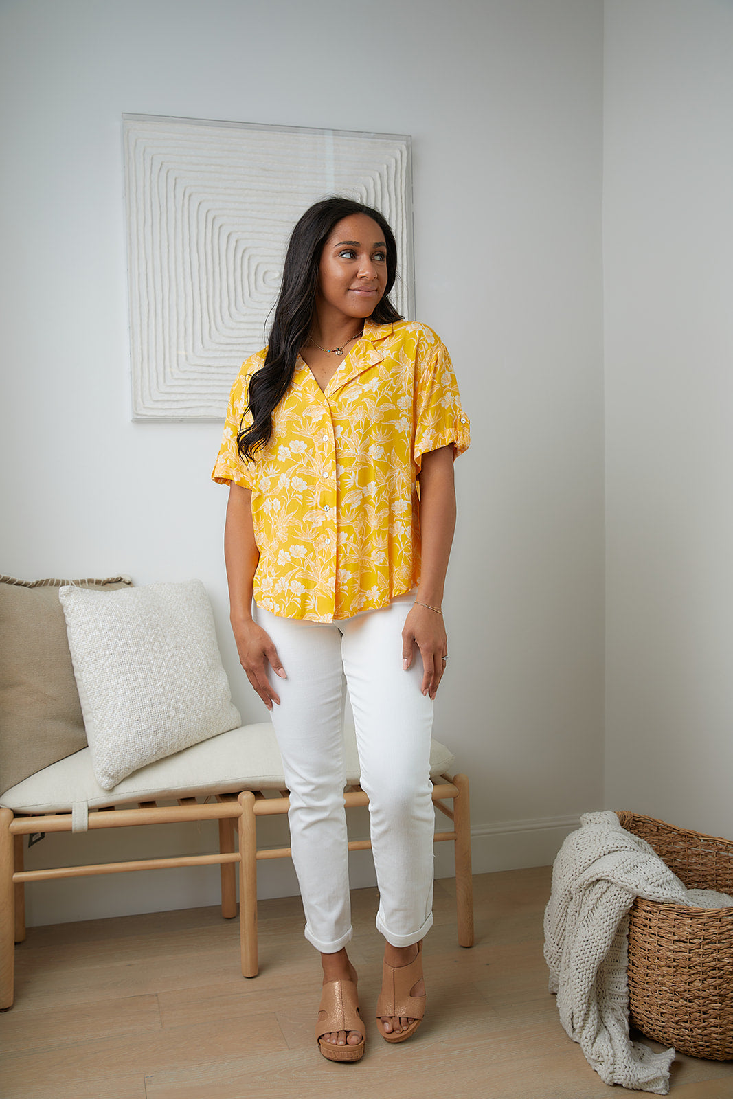 Clementine Floral Button Up Blouse - 4/6/2023