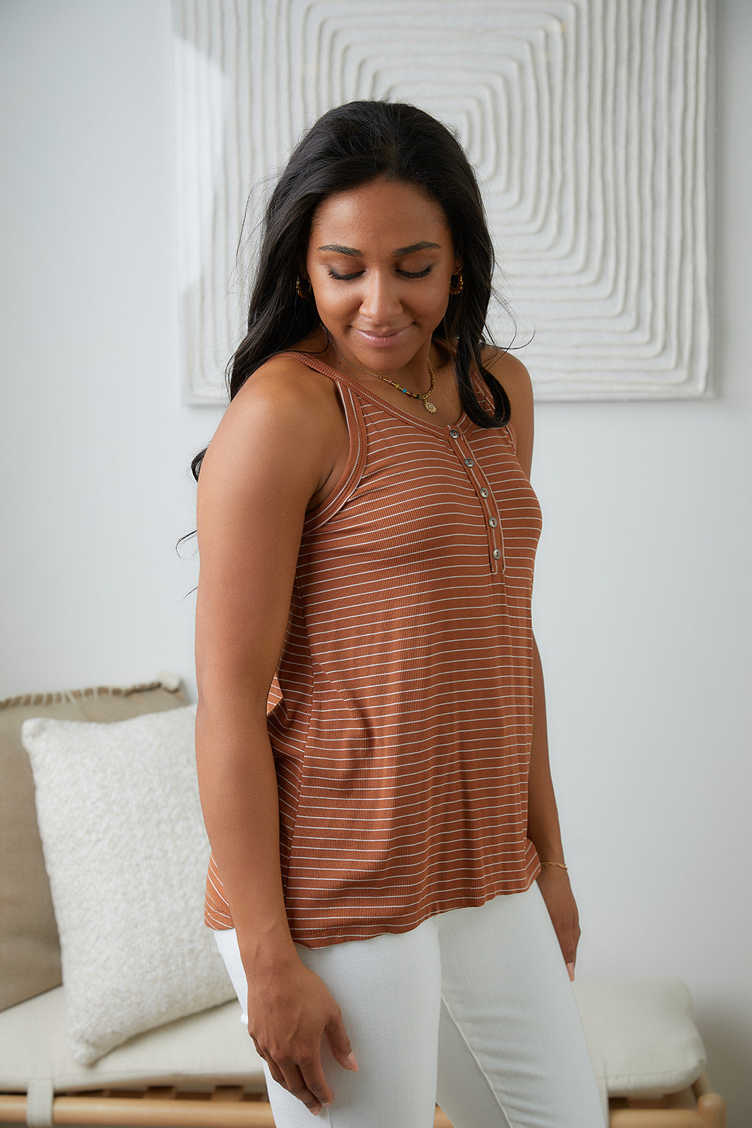 Tip Me Off Striped Tank - 5/19/2023