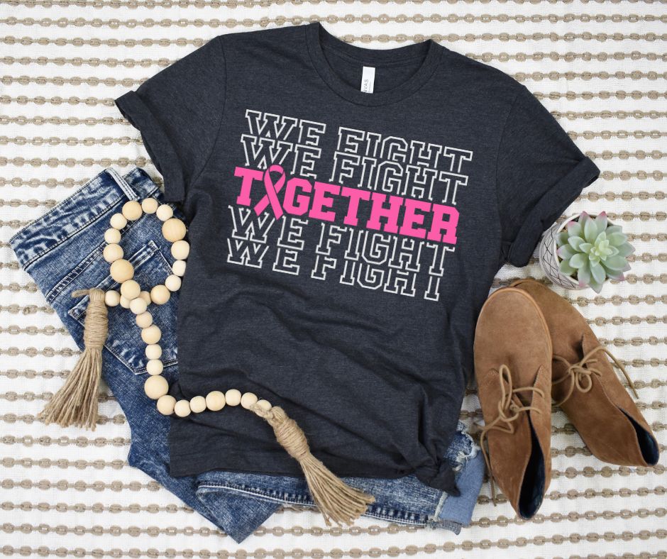 We Fight Together Tee In Dark Gray Heather - RTS