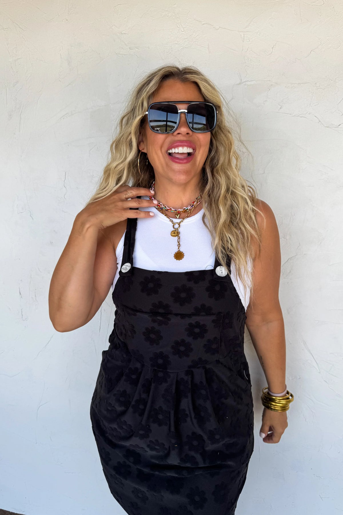 PREORDER: Sunshine & Daisies Overall Dress - **Limited Qtys**