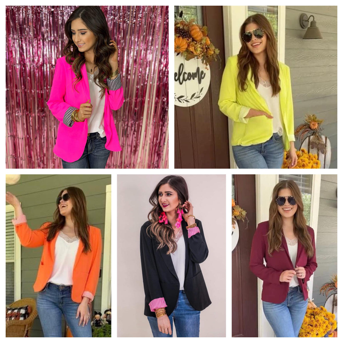 Peyton Blazer In Assorted Colors - RTS