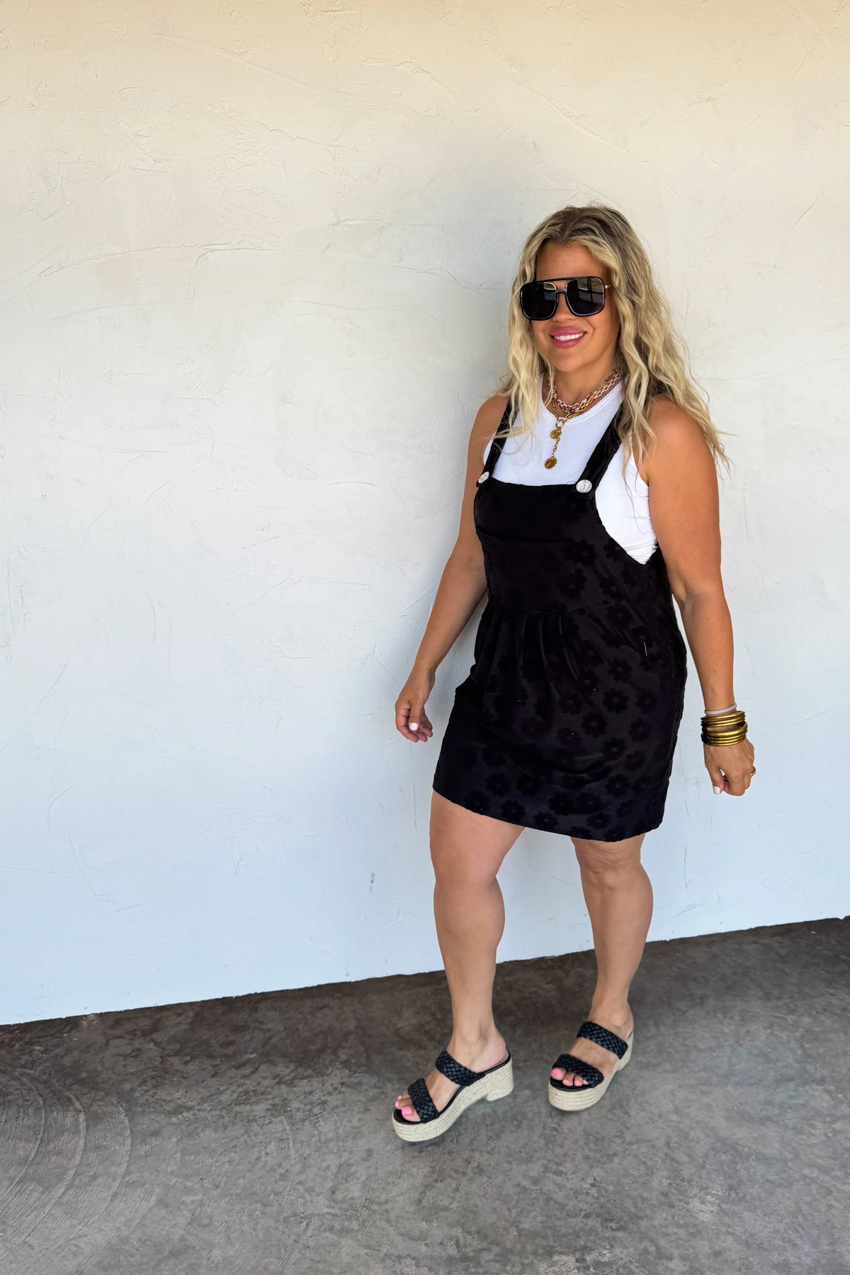 PREORDER: Sunshine & Daisies Overall Dress - **Limited Qtys**