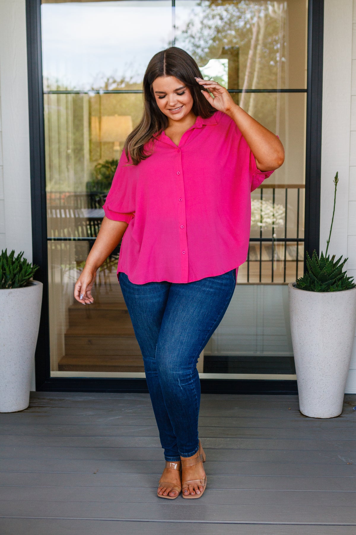 Bounding Beauty Button Down Blouse - 5/29/2025