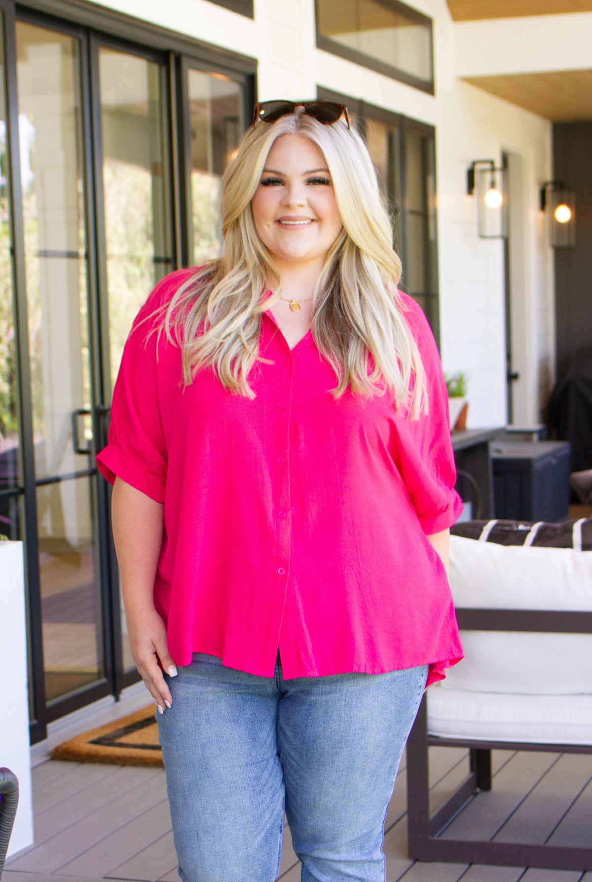 Bounding Beauty Button Down Blouse - 5/29/2025
