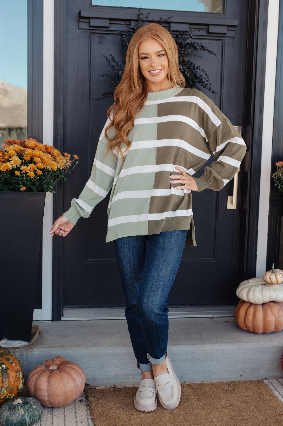 Can't Decide Color Block Striped Sweater - 11/7/2023