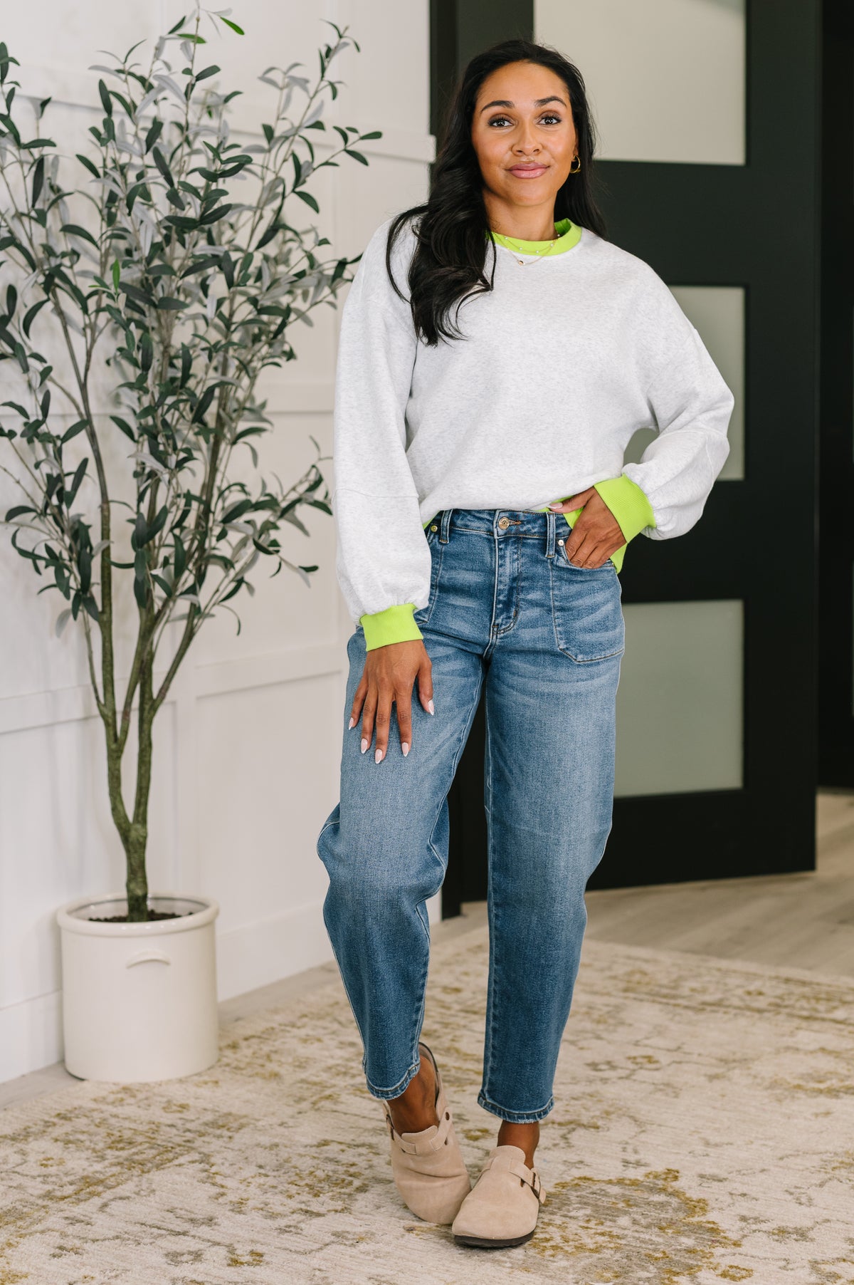 Can't Quit the Knit Contrast Pullover - 10/21/2025