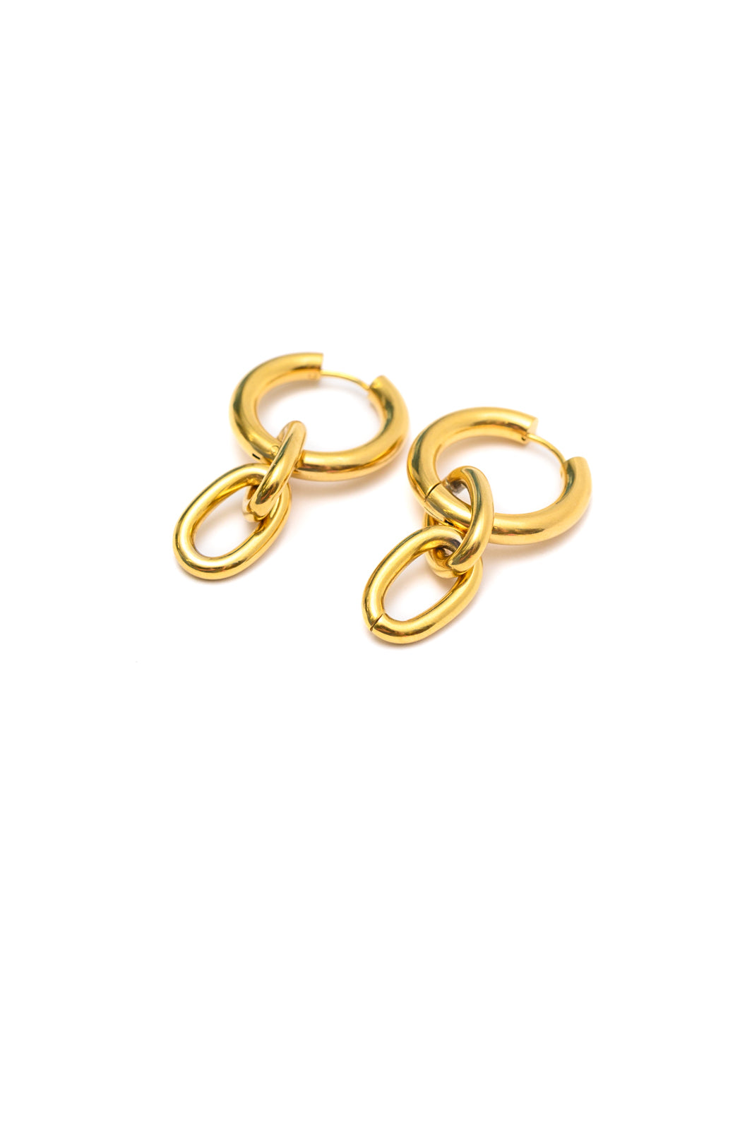 Chain Letter Earrings - 7/25/2023
