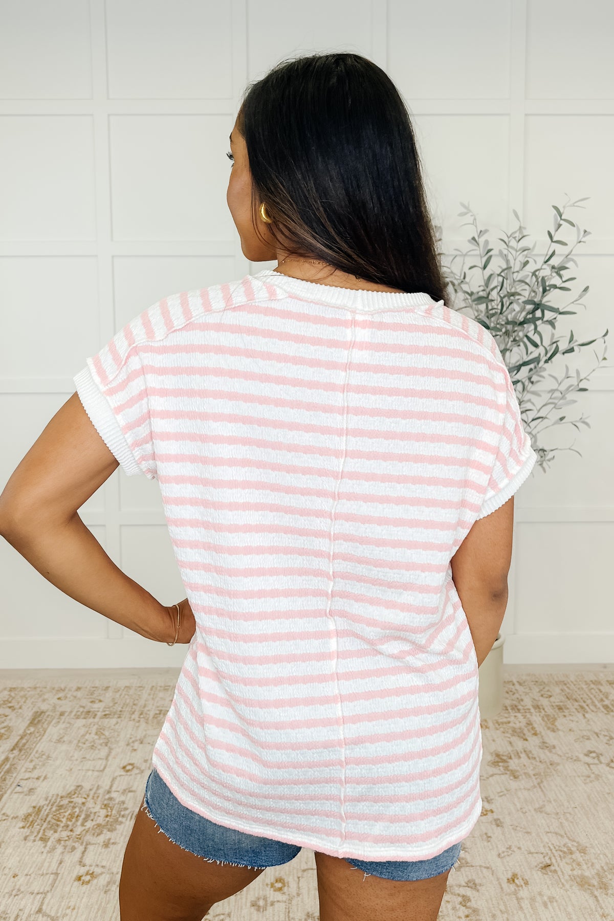 Chic Streak Dolman Sleeve Top in pink - 4/22/2025