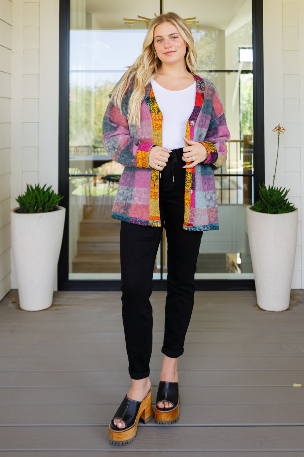 Nothing But Adventure Plaid Cardigan - 8/31/2023