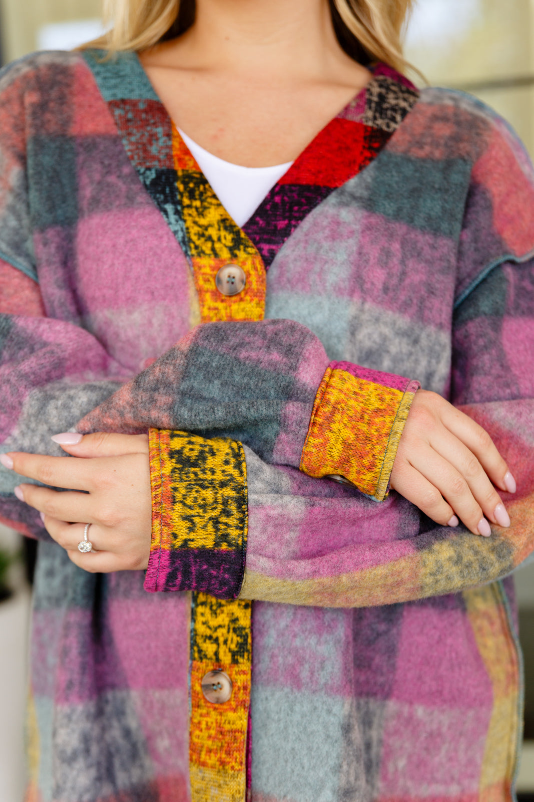 Nothing But Adventure Plaid Cardigan - 8/31/2023