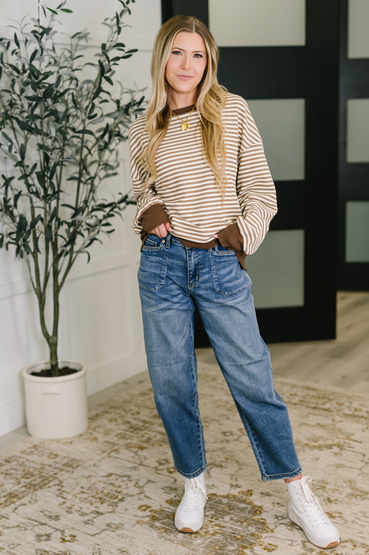 Cocoa Lane Stripe Top - 9/5/2025 NEW