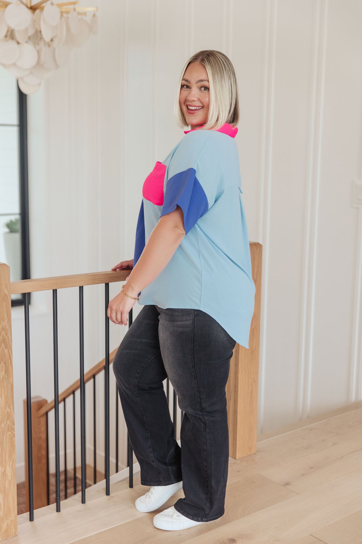 Color Me Cool Color Block Top - 5/29/2025