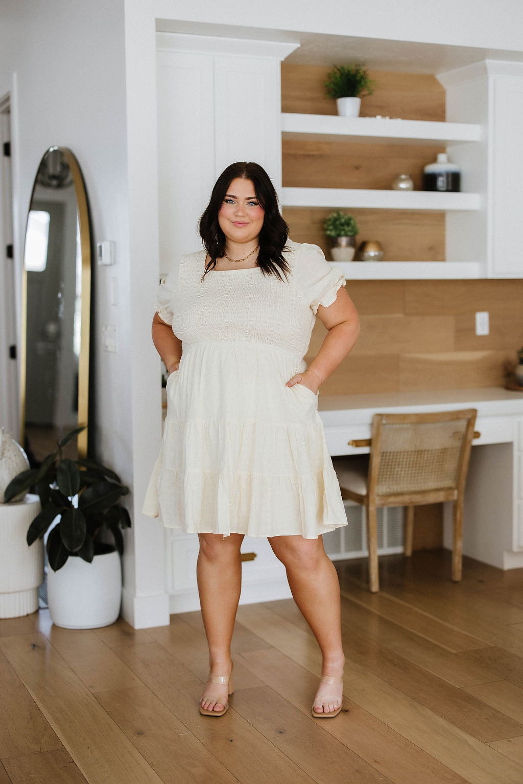 Cute Situation Square Neck Dress - 6/2/2025