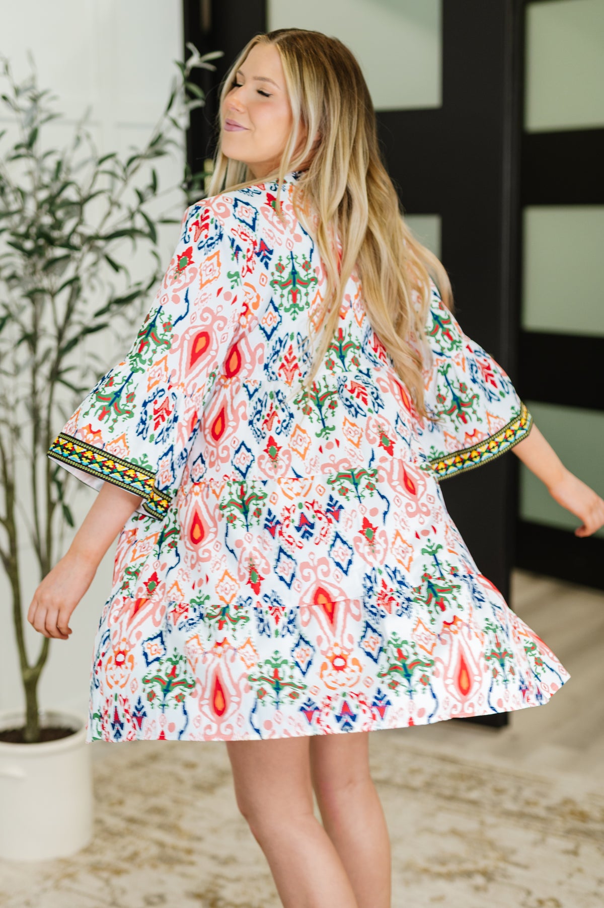 Depend on Me Boho Tiered Dress - 6/17/2025 NEW