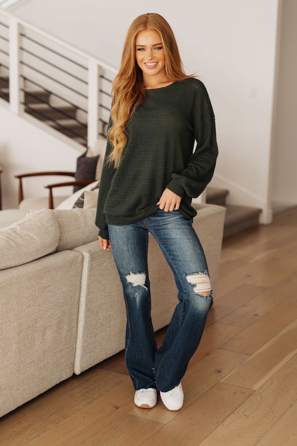 Don't Wiff It Waffle Knit Top - 9/26/2023