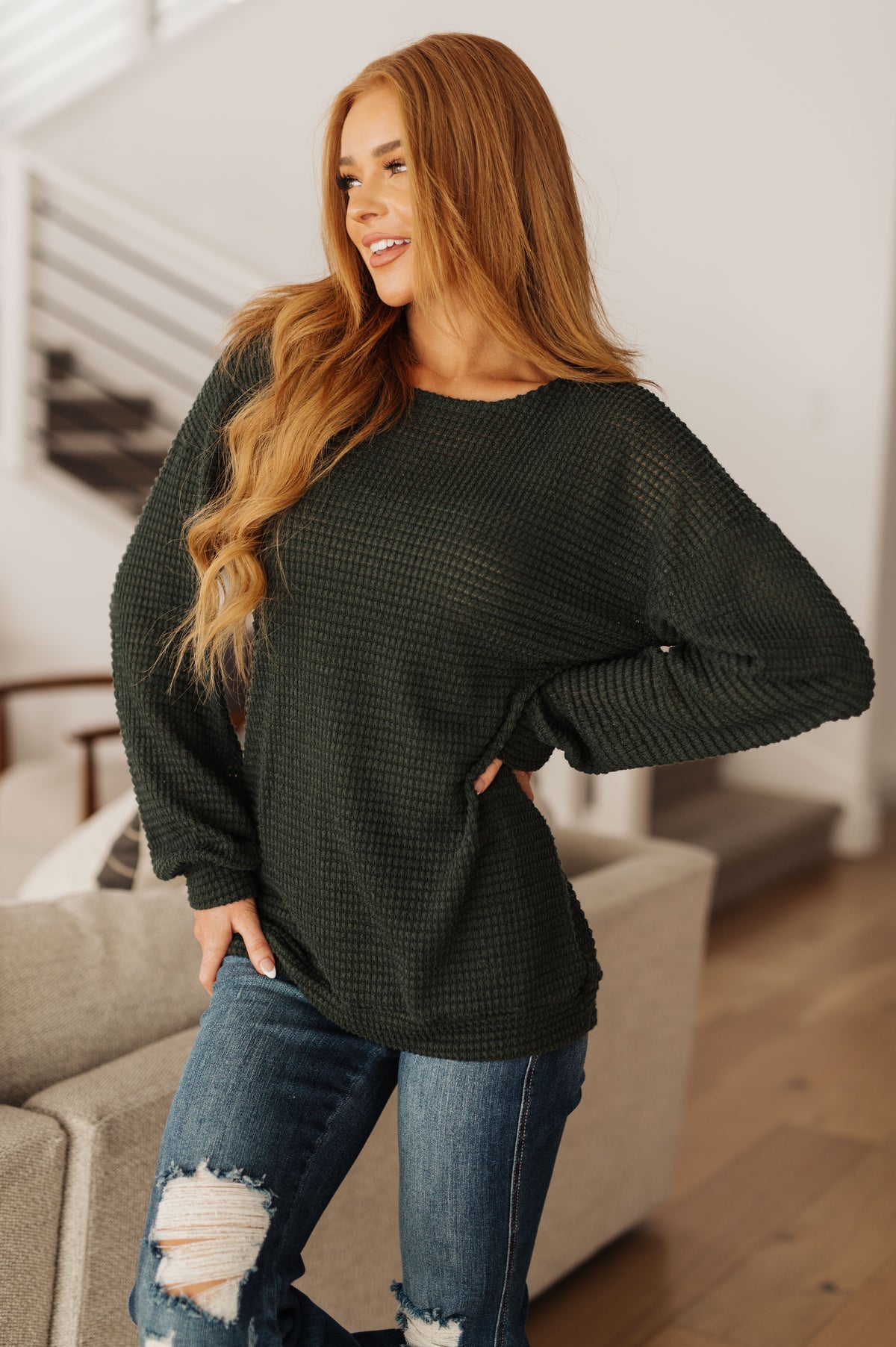Don't Wiff It Waffle Knit Top - 9/26/2023