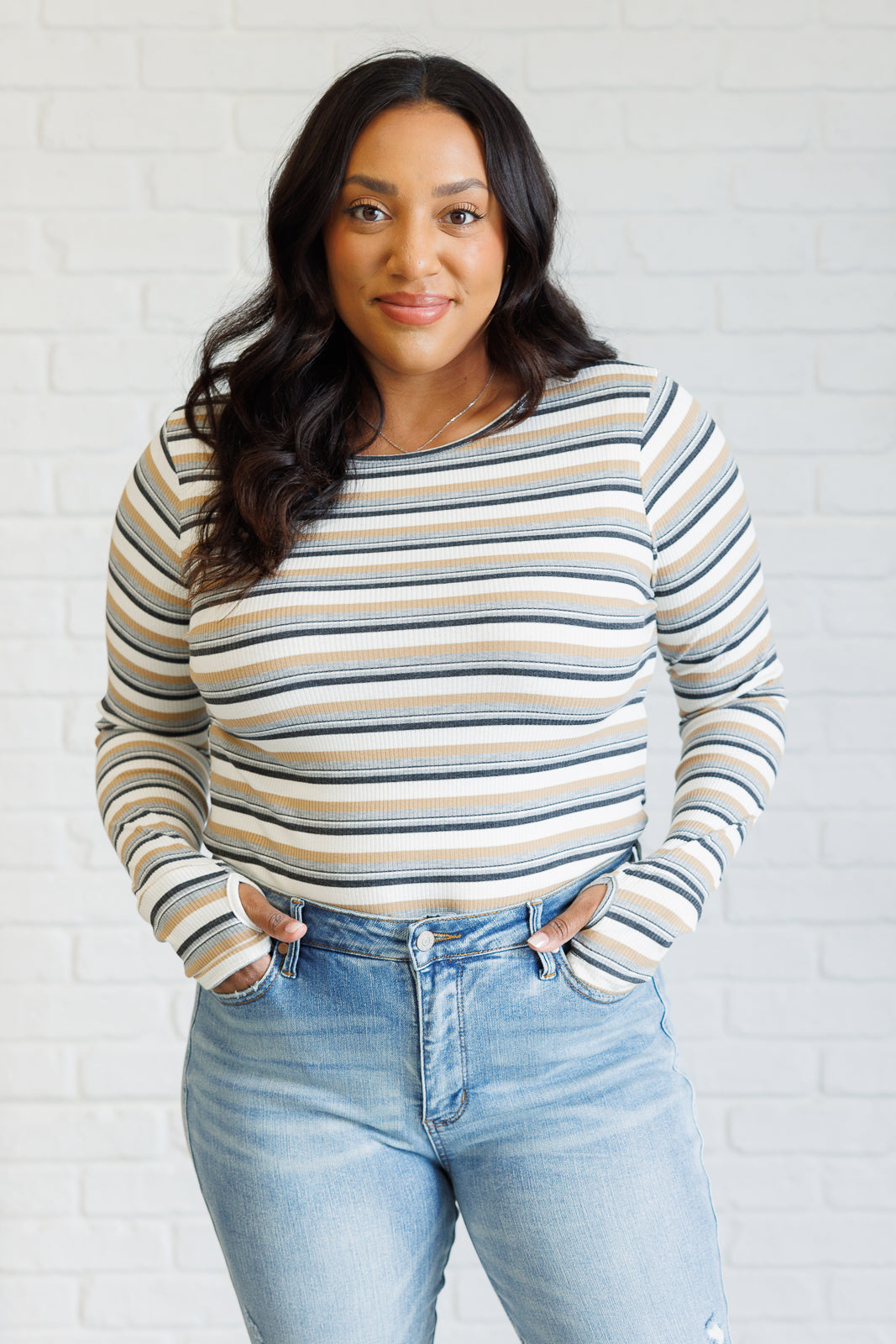 East Coast Breeze Striped Top - 8/25/2025