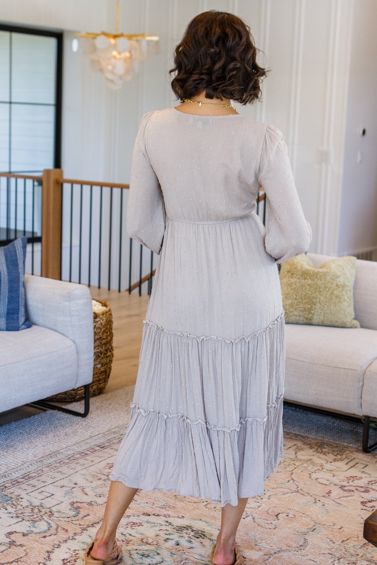Easy Come, Easy Go Tiered Midi Dress - 8/11/2023
