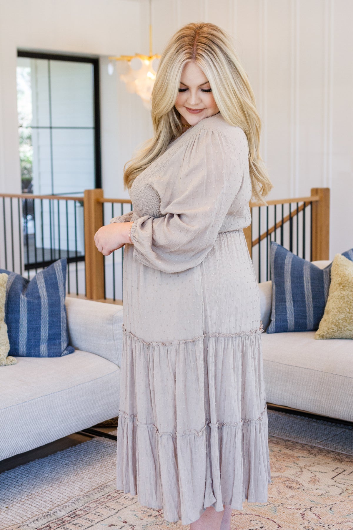 Easy Come, Easy Go Tiered Midi Dress - 8/11/2023
