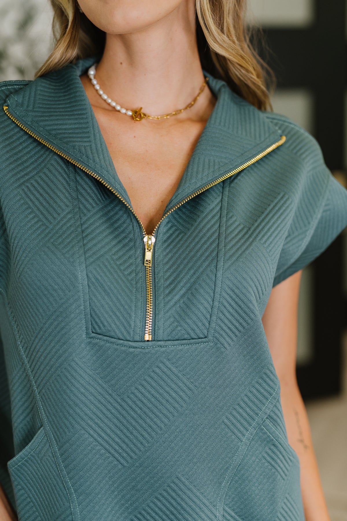 Easy Hustle High Neck Dress in Ash Jade - 6/25/2025