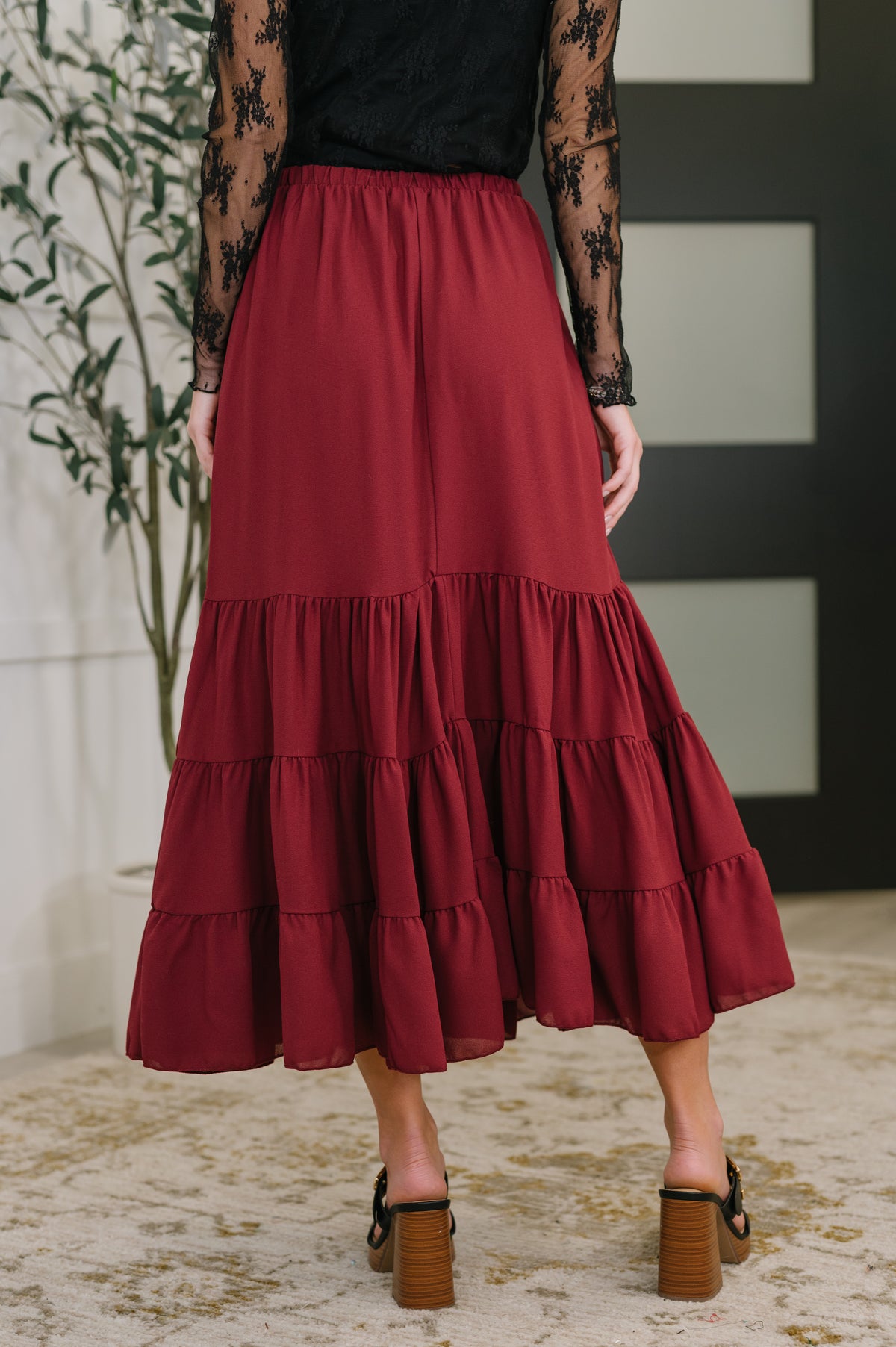 Easy Pick Tiered Maxi Skirt - 11/11/2025