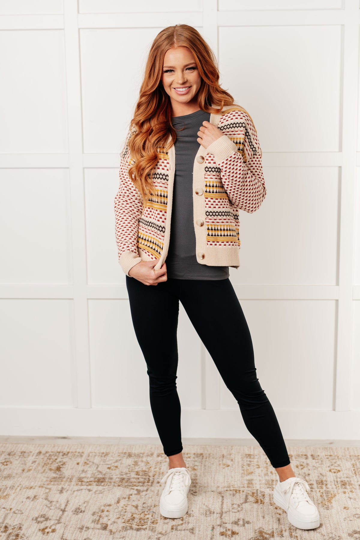 Effortless Elements Striped Cardigan - 9/4/2025