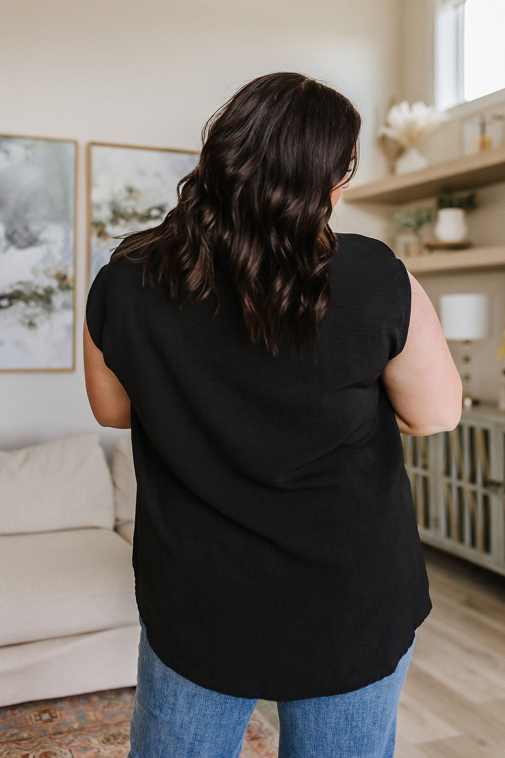 Elevate Everyday Blouse in Black - 6/15/2023