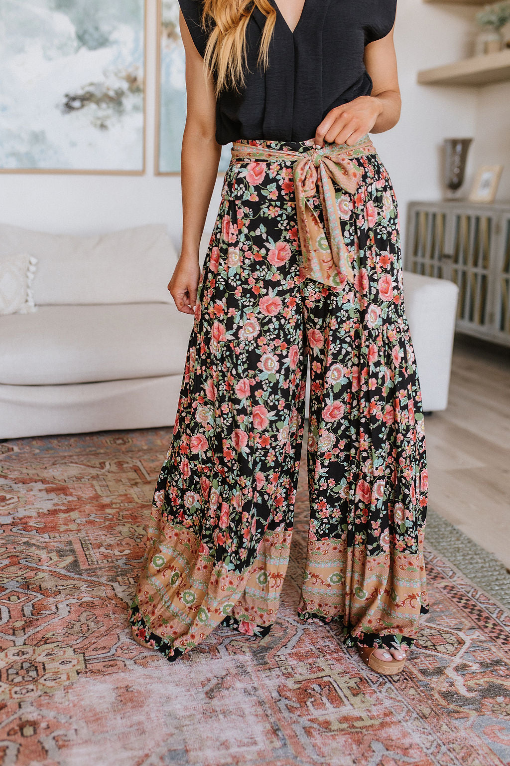 English Garden Palazzo Pants - 6/15/2023