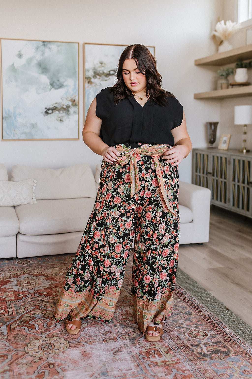 English Garden Palazzo Pants - 6/15/2023