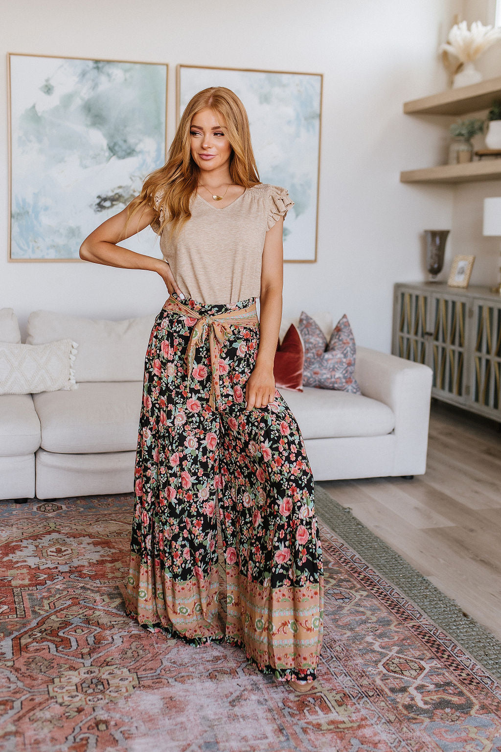 English Garden Palazzo Pants - 6/15/2023