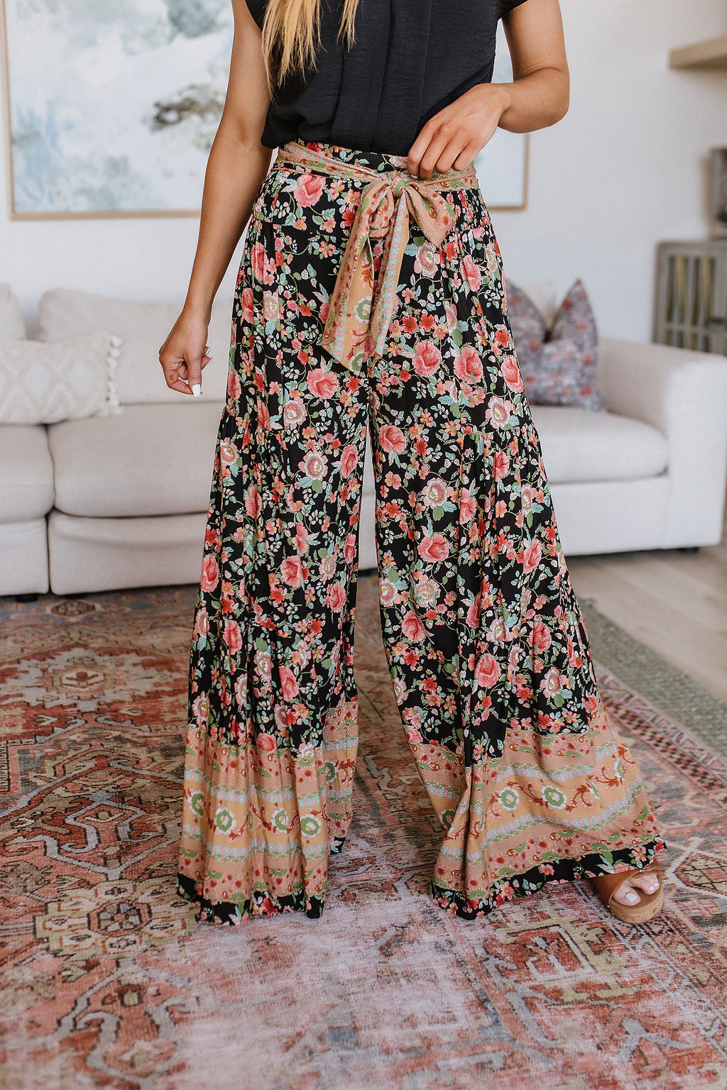 English Garden Palazzo Pants - 6/15/2023