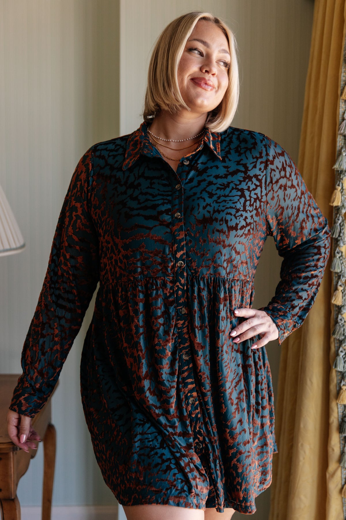 Envy of All Shirt Dress - 11/27/2023