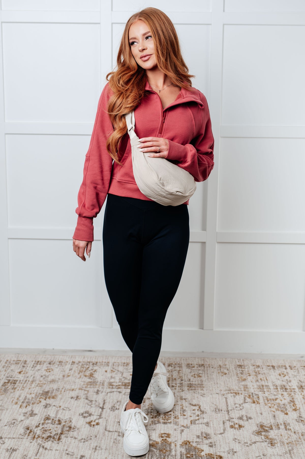 Essentially Everything Round Mini Crossbody Bag in Off White - 12/6/2024
