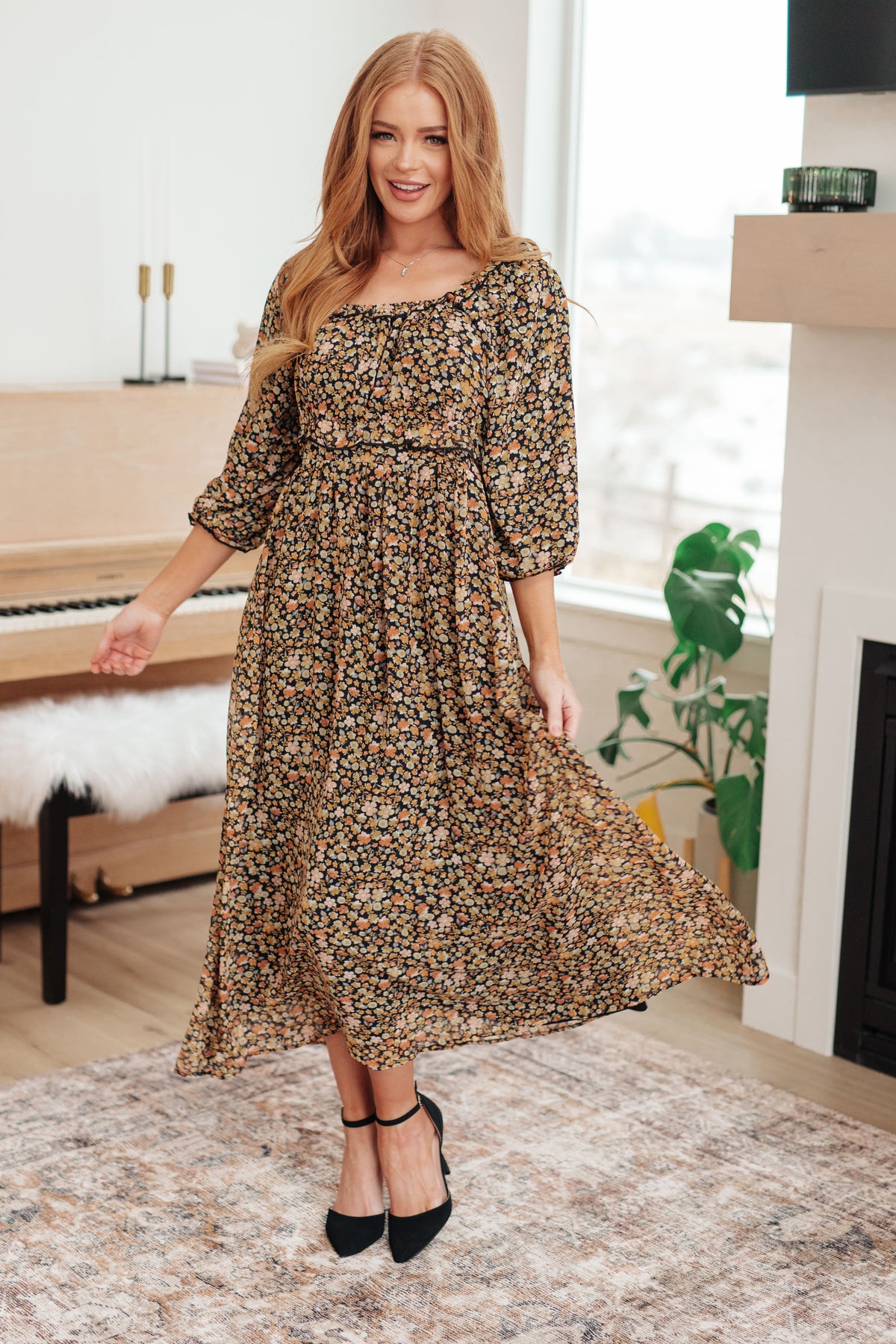 Ever So Briefly Floral Maxi Dress - 9/25/2025