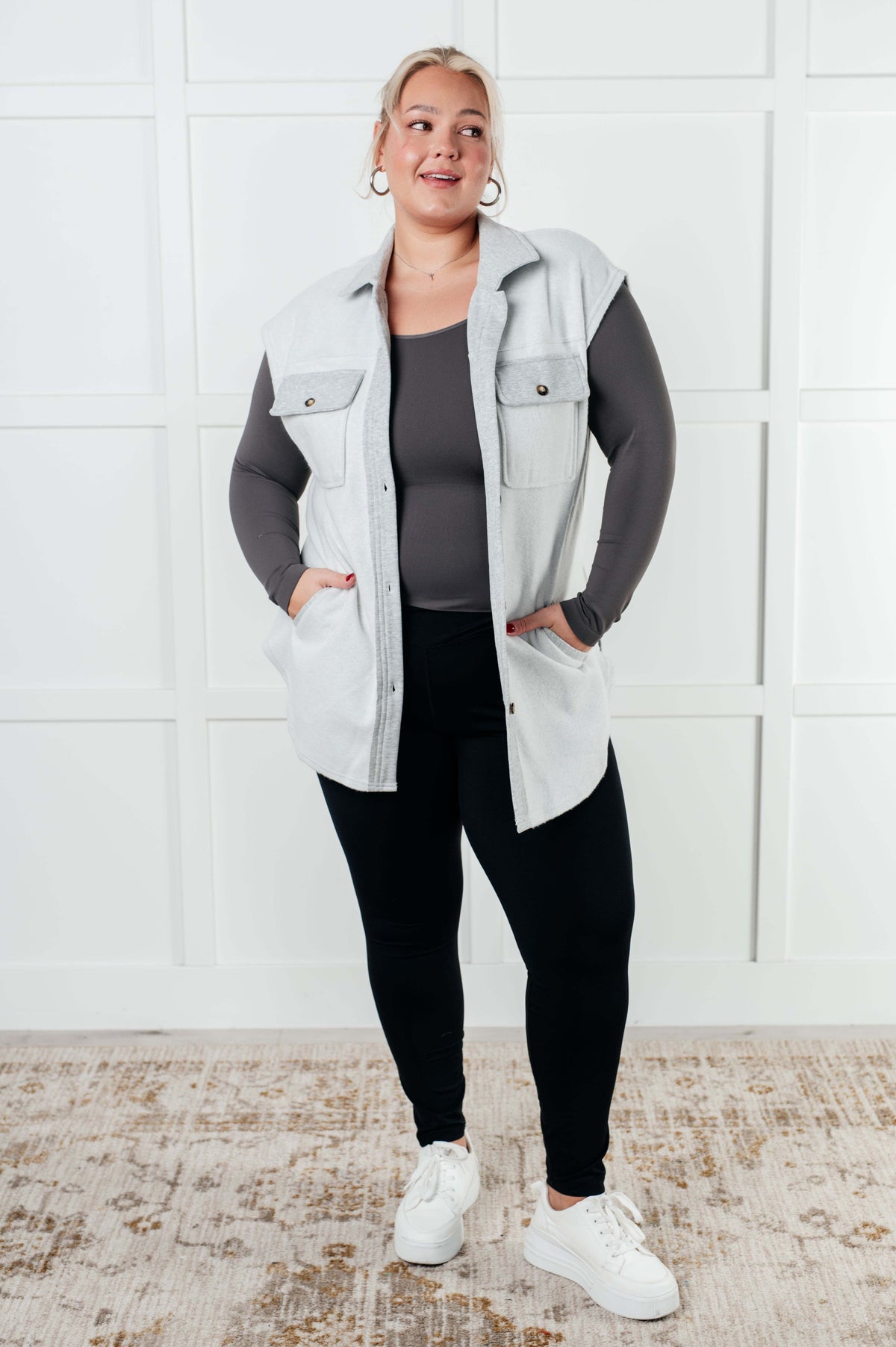 Exciting Expectations Sleeveless Shacket - 1/9/2025