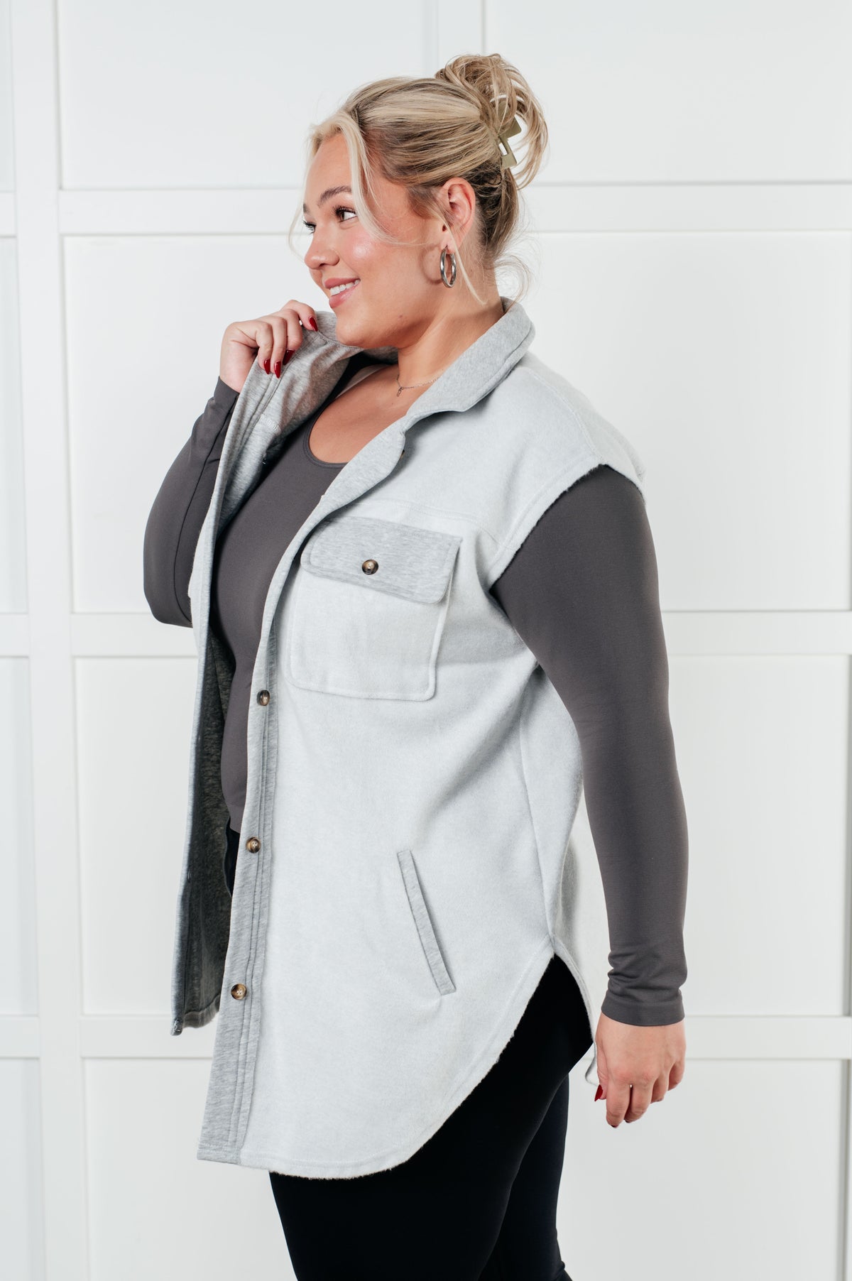 Exciting Expectations Sleeveless Shacket - 1/9/2025
