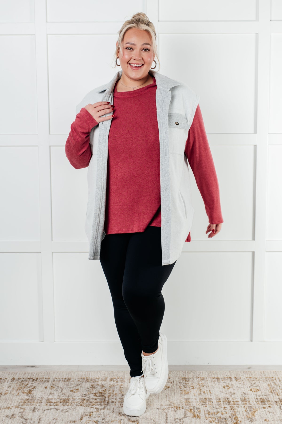 Exciting Expectations Sleeveless Shacket - 1/9/2025