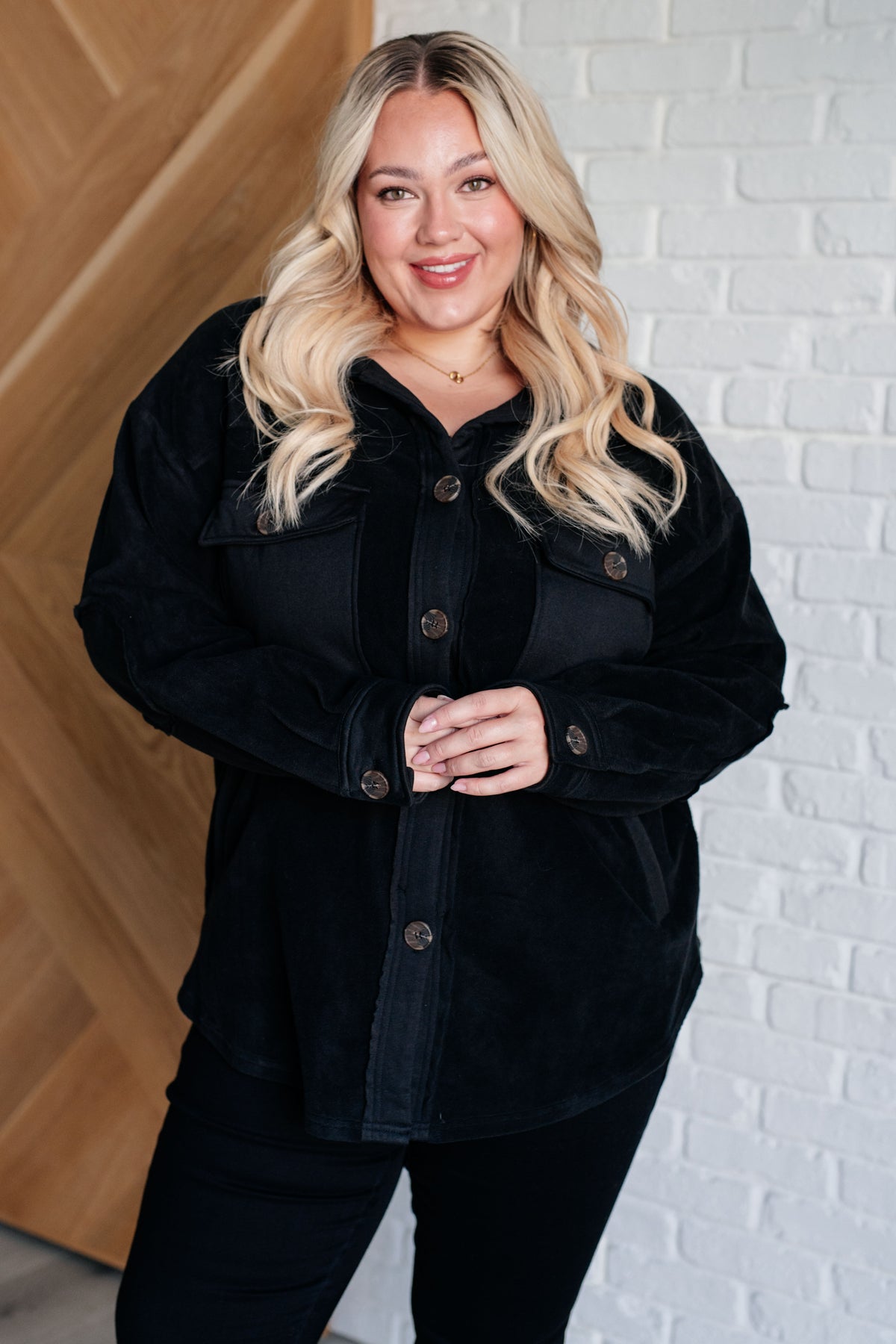 Fantastic in Fleece Jacket in Black - 12/5/2024