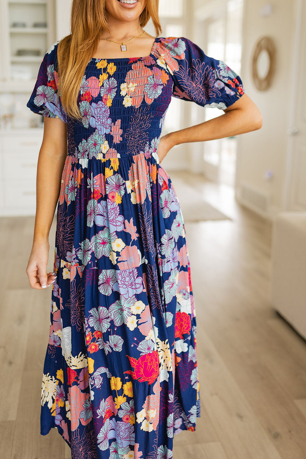 Farmer's Market Floral Maxi Dress - 7/7/2023