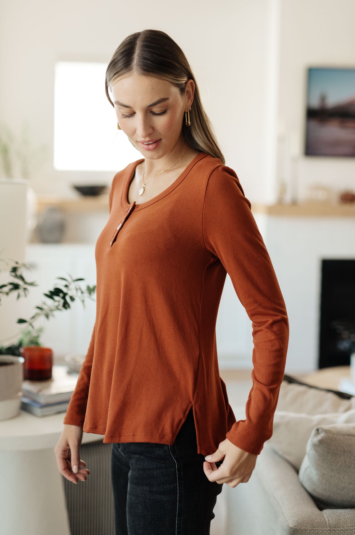 Feeling Better Scoop Neck Top - 9/9/2025 NEW