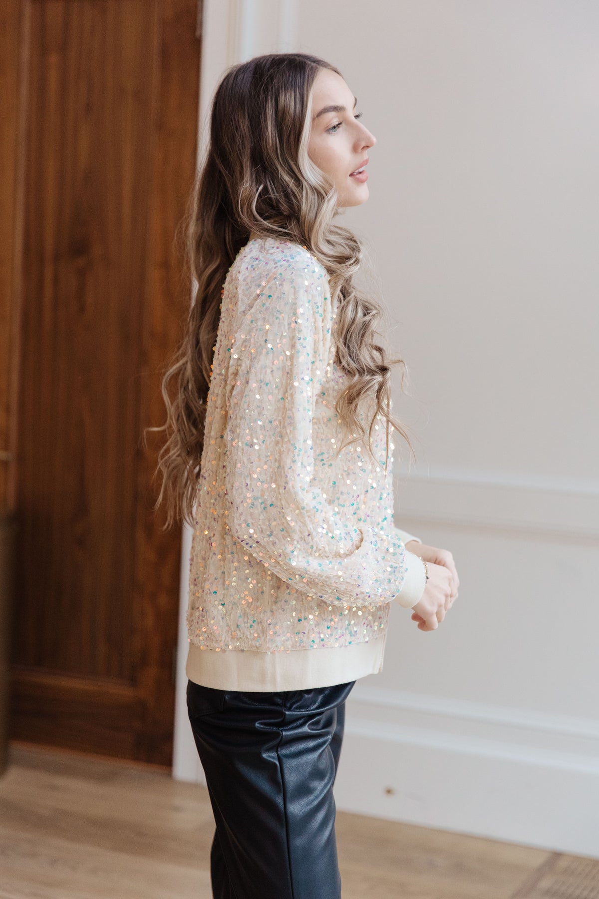 Glitter Bomb Sequin Bomber Jacket - 11/27/2023