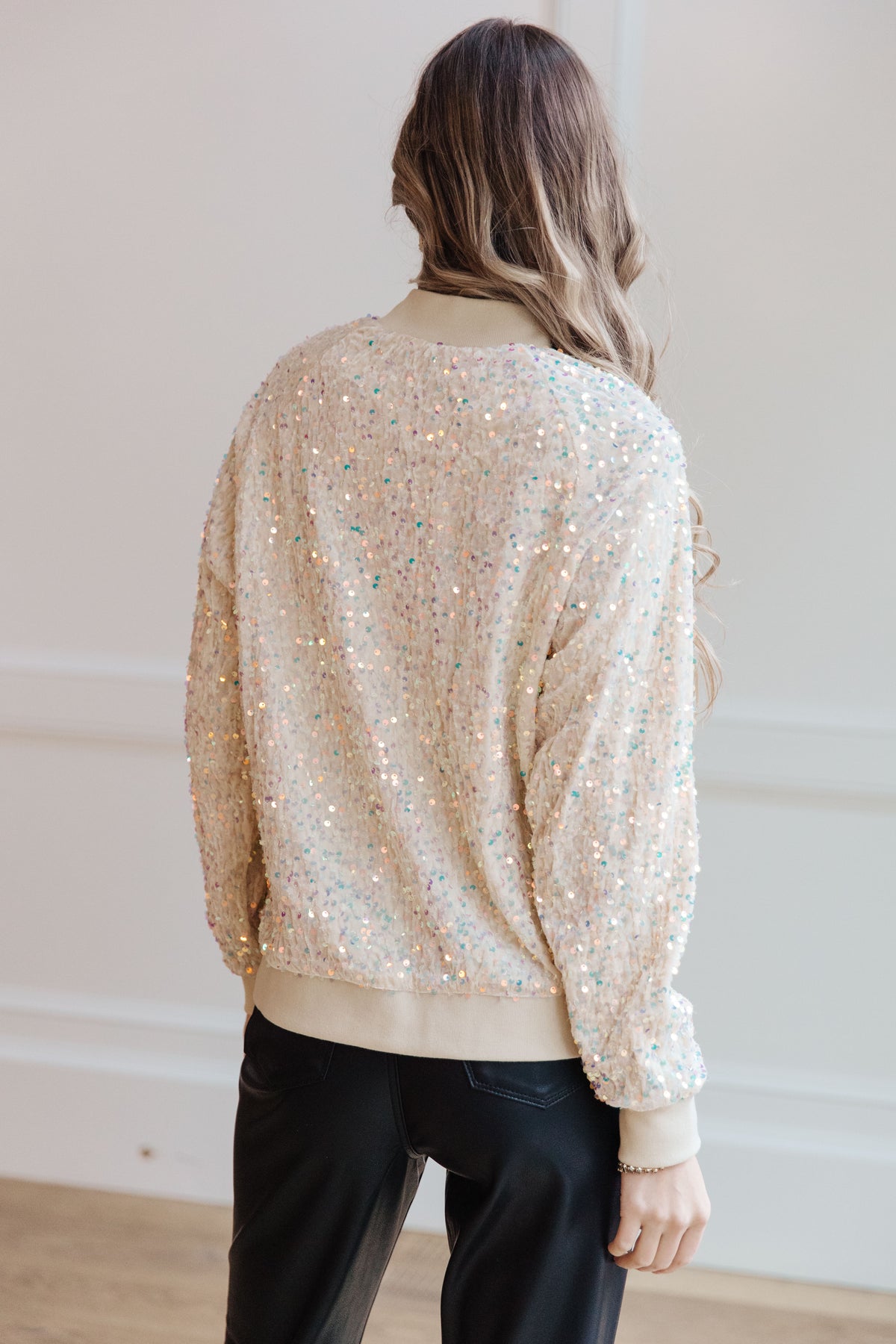Glitter Bomb Sequin Bomber Jacket - 11/27/2023