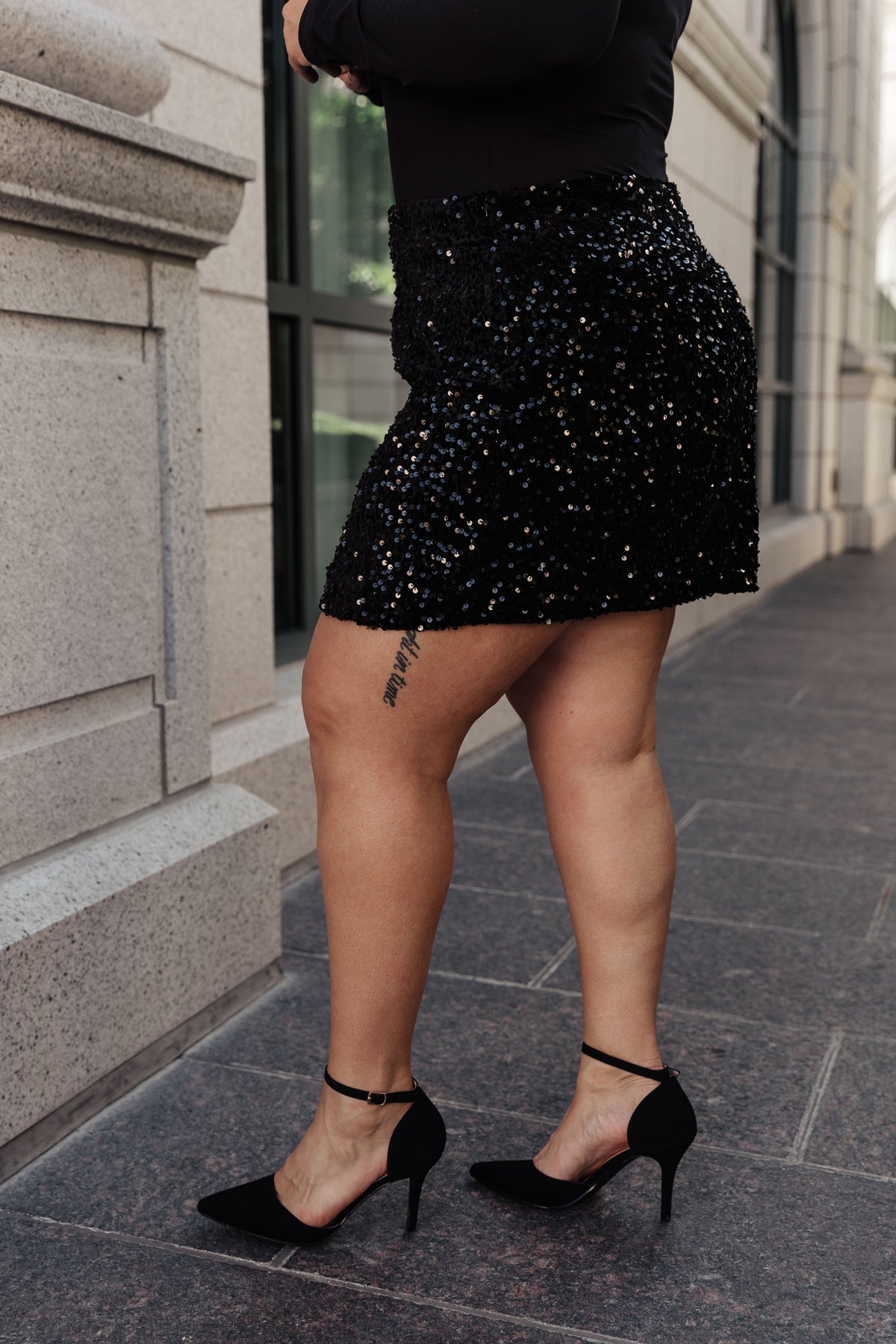 Go Ahead Now Sequin Skirt - 11/6/2023