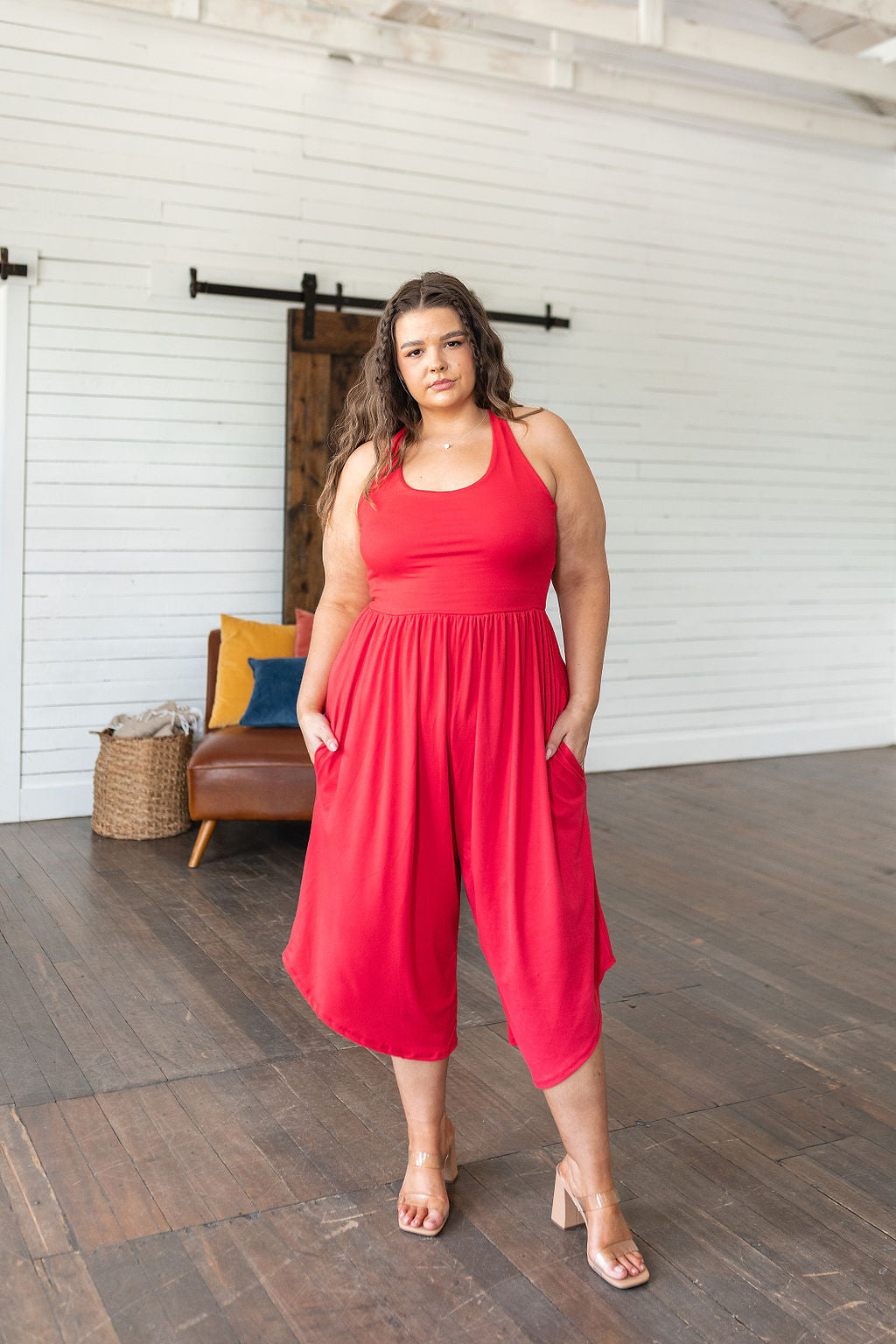 Good Idea Jumpsuit in Red - 7/13/2023