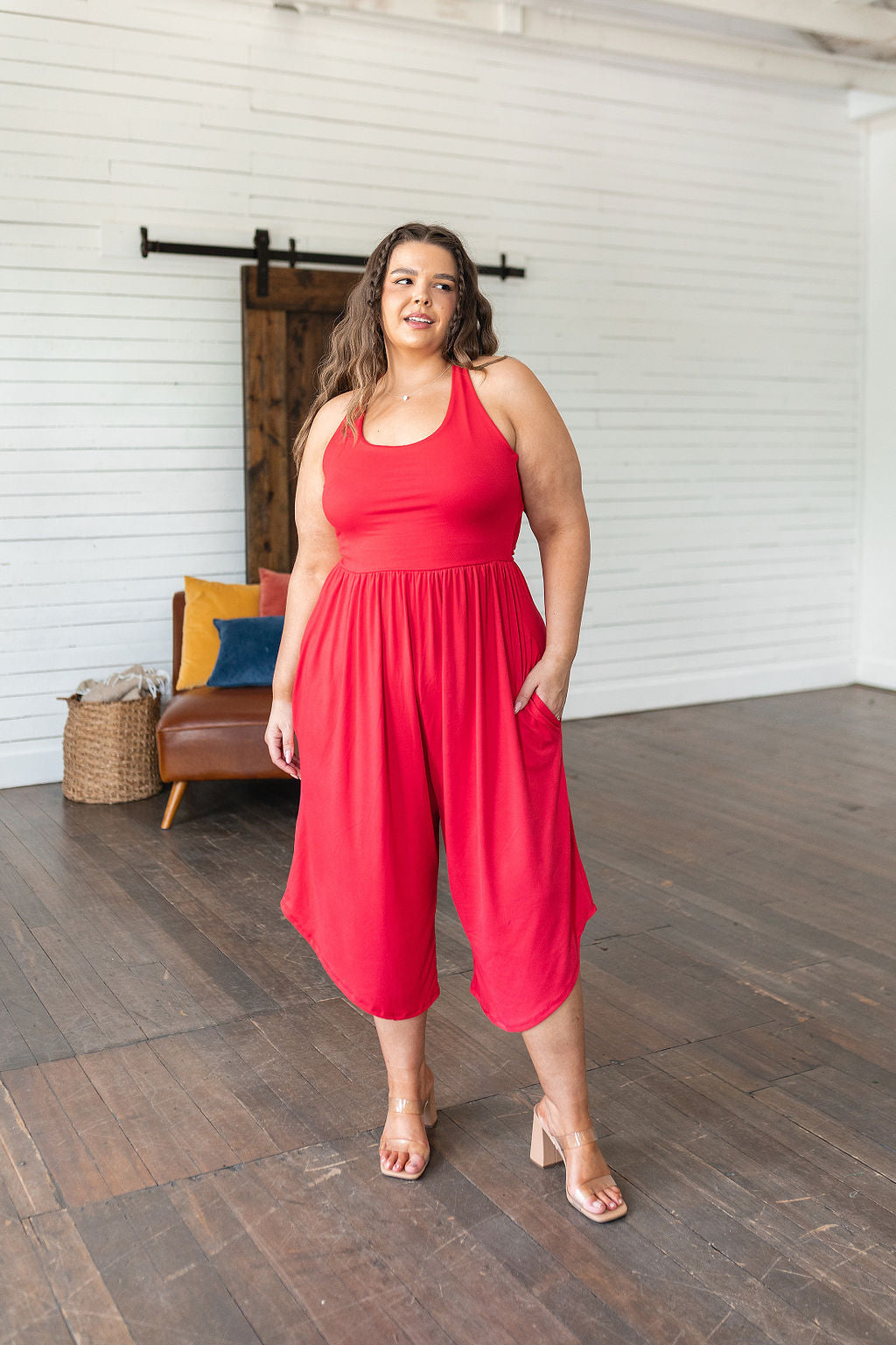 Good Idea Jumpsuit in Red - 7/13/2023