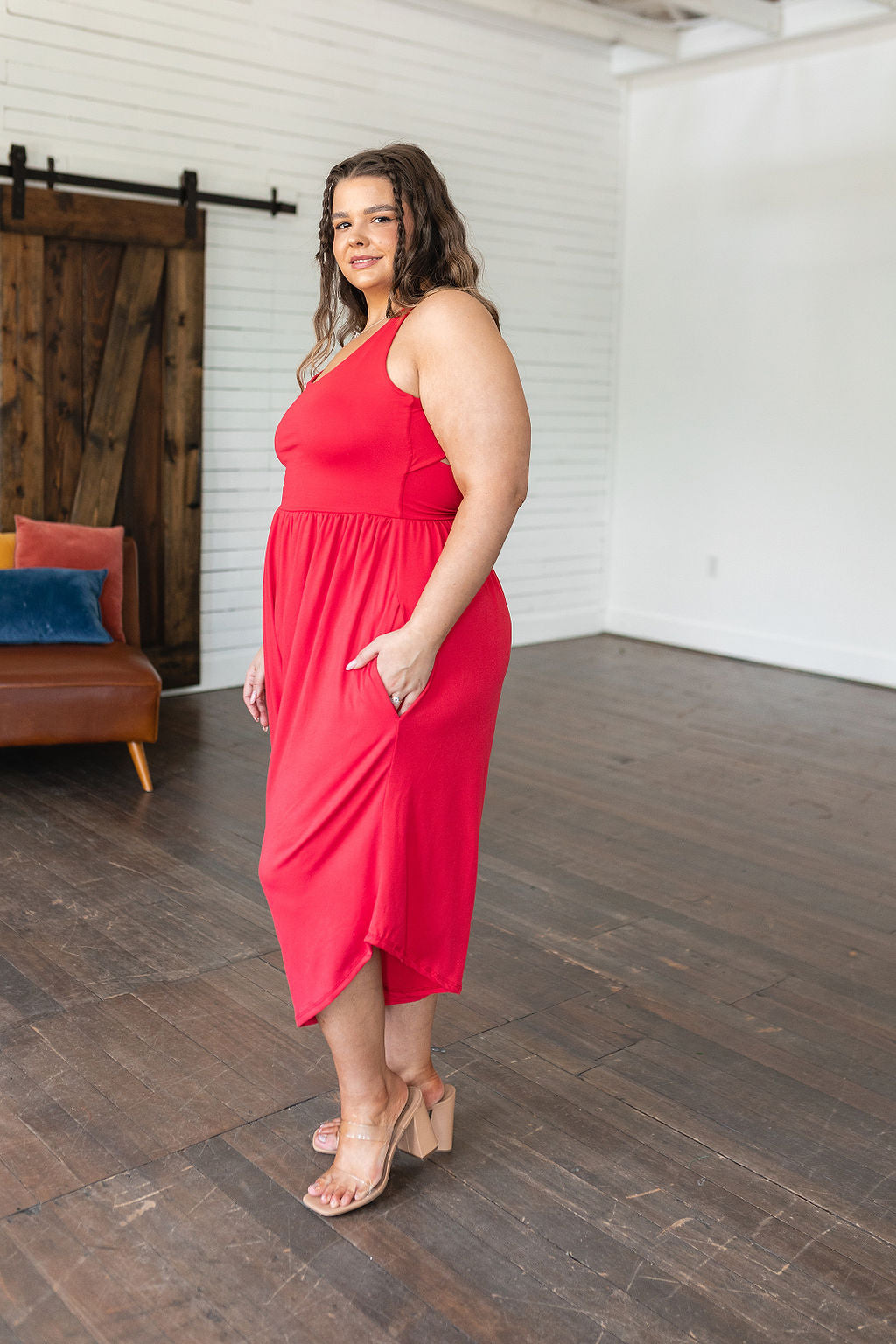 Good Idea Jumpsuit in Red - 7/13/2023