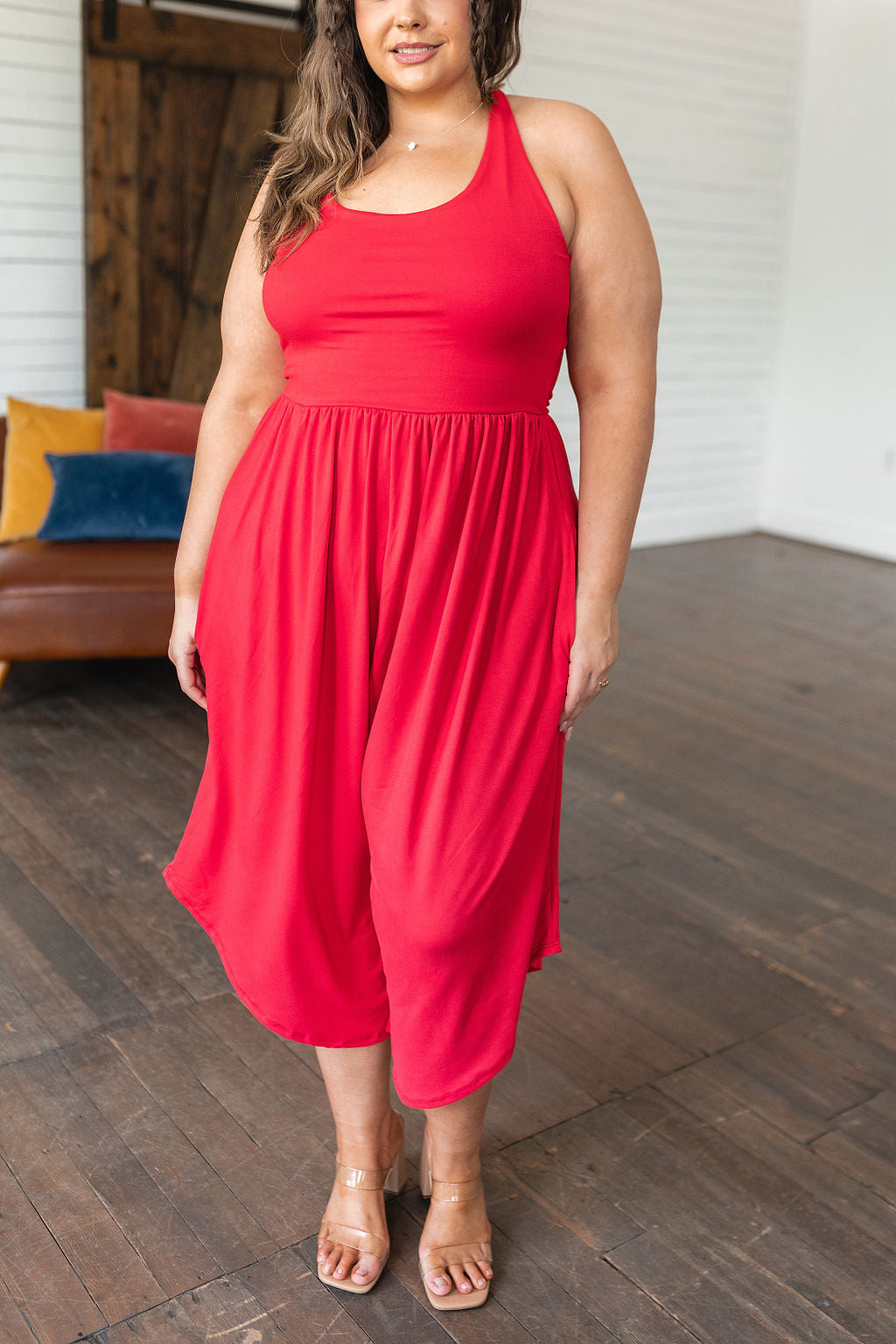 Good Idea Jumpsuit in Red - 7/13/2023