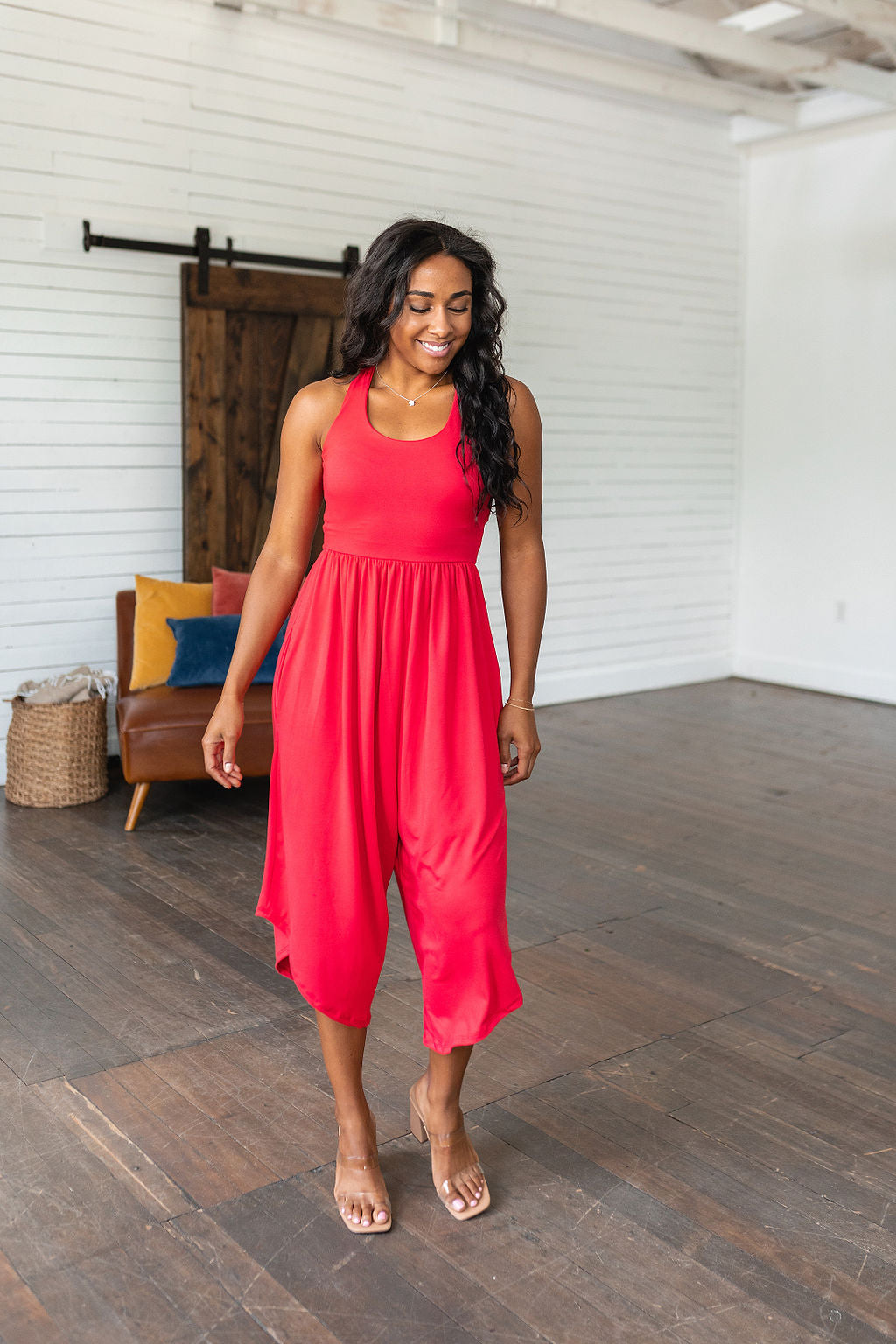 Good Idea Jumpsuit in Red - 7/13/2023