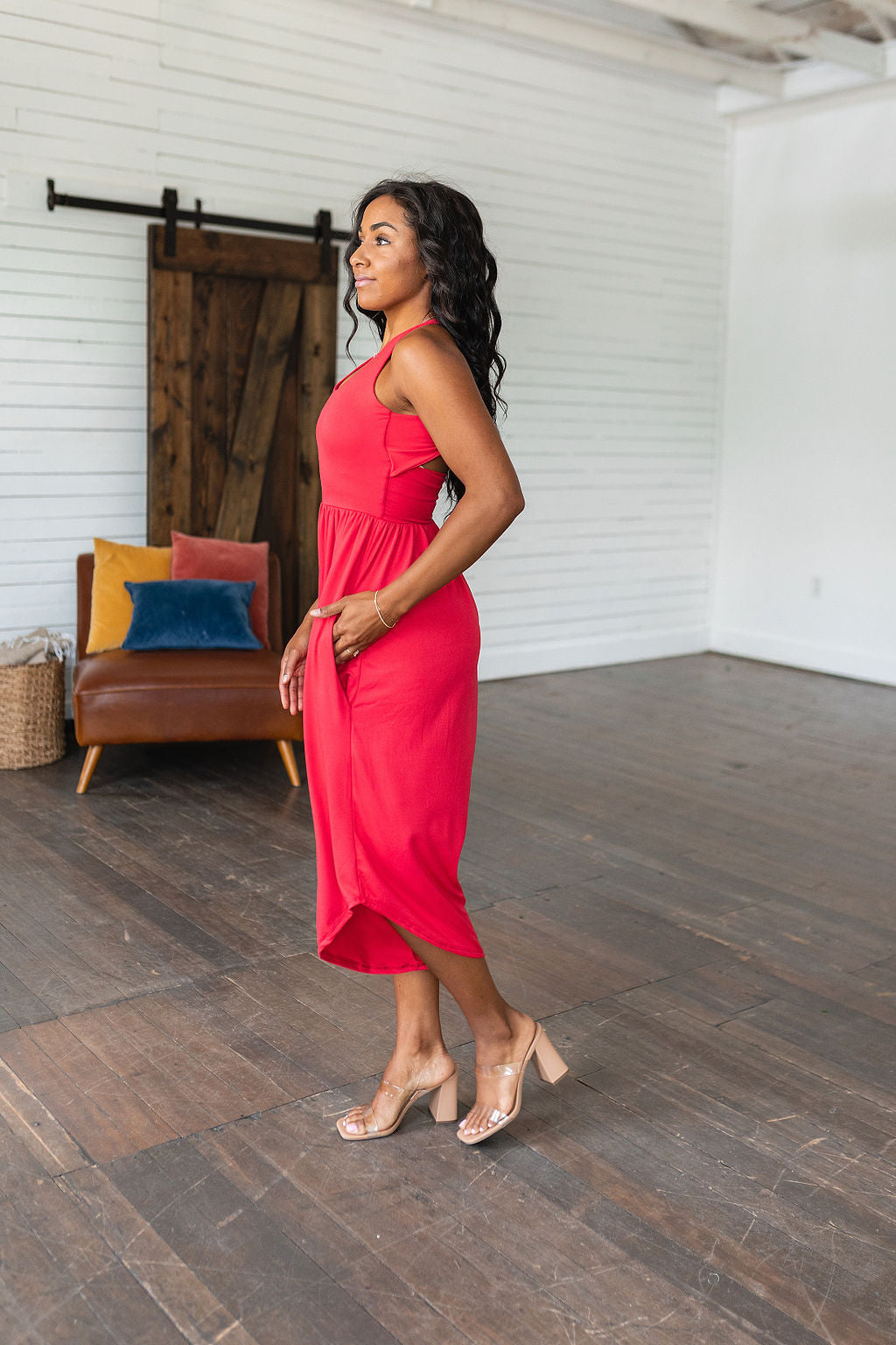 Good Idea Jumpsuit in Red - 7/13/2023
