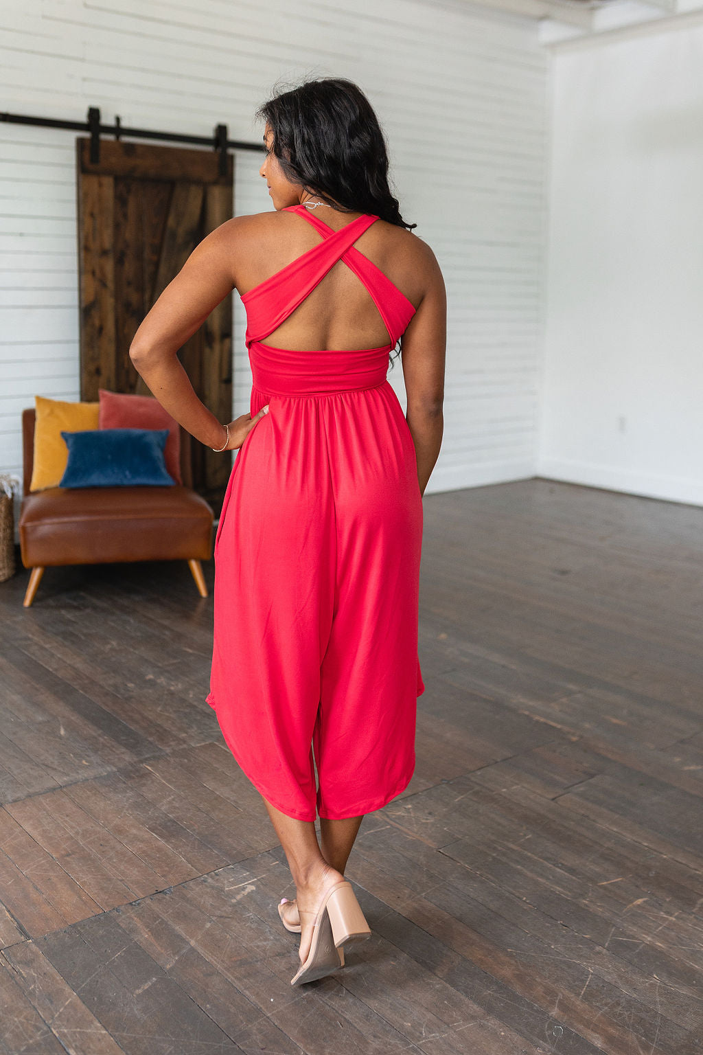 Good Idea Jumpsuit in Red - 7/13/2023
